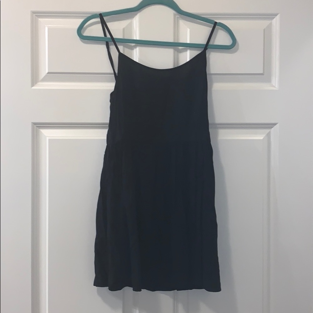 Black Dress with Back Cutout